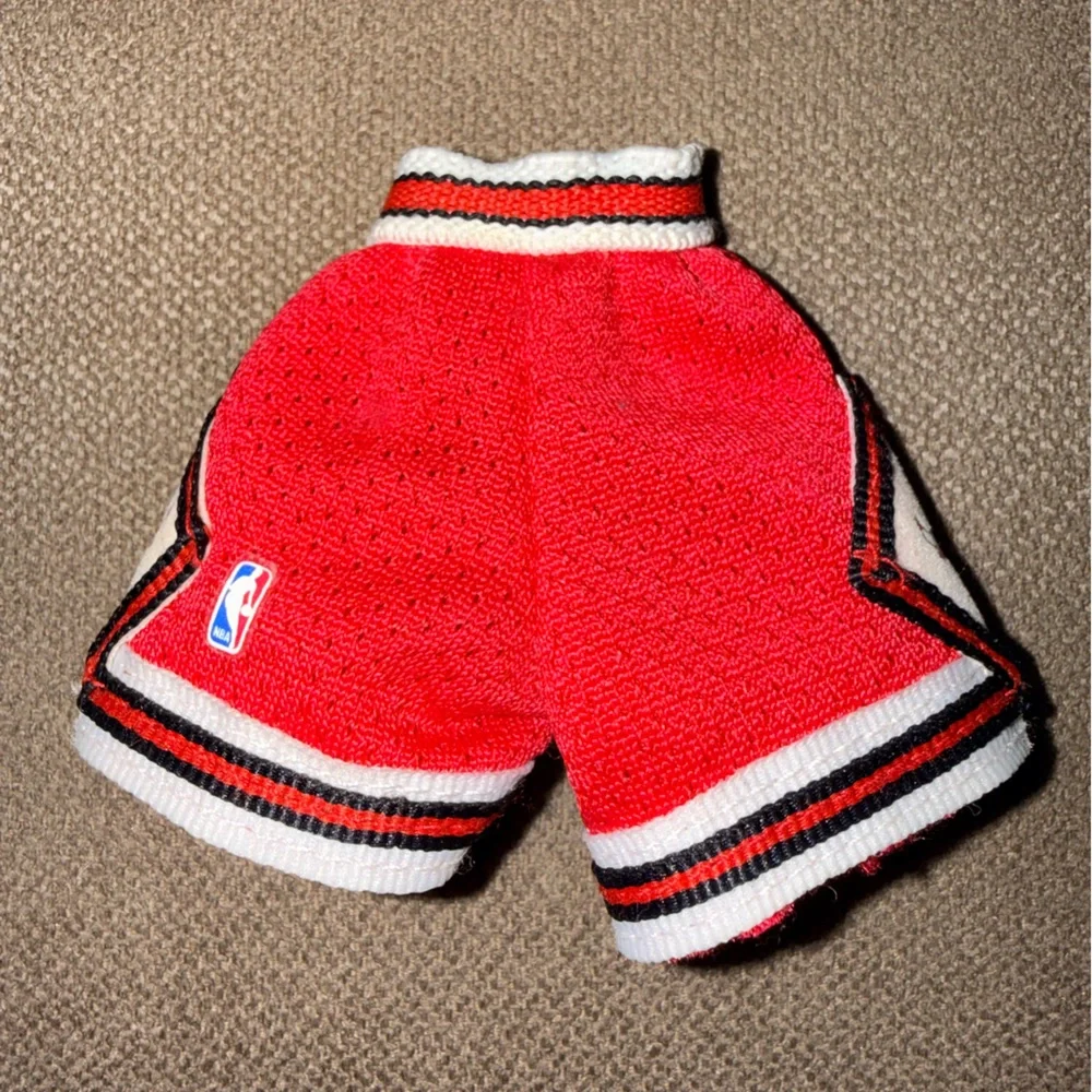 Mattel Barbie Doll Shorts Red NBA Chicago Bulls Team Elastic Band 1990’s